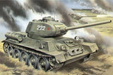 Unimodel Military 1/72 T34/85 WWII Soviet Tank w/S53 Gun Kit