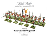 Warlord Games 28mm Black Powder: British Infantry Regiment 1776-1783 (30) (Plastic)