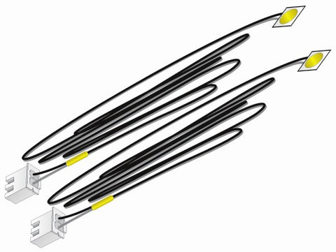Woodland Scenics Just Plug: Yellow Stick-On LED Lights w/24” Cable (2)
