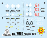 Italeri Military 1/72 PzKpfw 35(t) Tank Kit