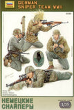 Zvezda Military 1/35 WWII German Sniper Team (4) Kit