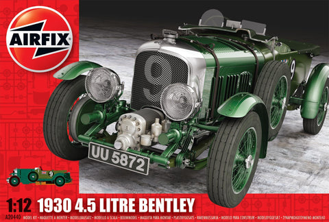 Airfix Car Models 1/12 1930 4.5 Liter Bentley Deluxe Sportster Car Kit