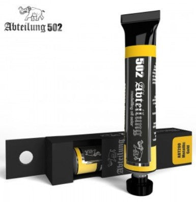 Abteilung 502 Paints Weathering Oil Paint Metallic Gold 20ml Tube