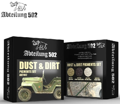 Abteilung 502 Paints Dust & Dirt Pigment Set (4 Colors) 20ml Bottles
