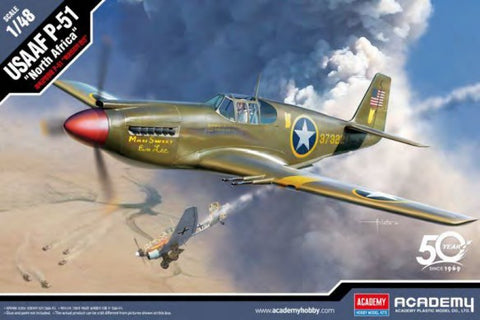 Academy Aircraft 1/48 P51 USAAF Fighter North Africa Kit