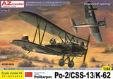 Admiral Models Aircraft 1/48 Polikarpov Po2/CSS13/K62 BiPlane Kit
