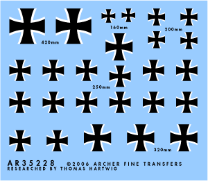 Archer Fine Transfers 1/35 Modern German National Insignia 1985 to Present