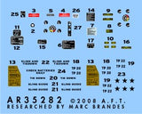 Archer Fine Transfers 1/35 Humvee Instruments & Placards for TAM