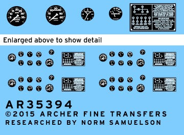 Archer Fine Transfers 1/35 White 66 Cargo Truck Instruments & Placards