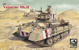 AFV Club Military 1/35 British Mk III Valentine Mk II Infantry Tank Kit