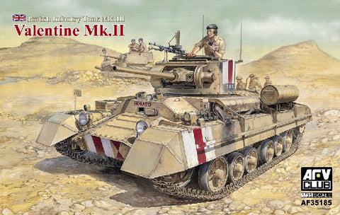 AFV Club Military 1/35 British Mk III Valentine Mk II Infantry Tank Kit