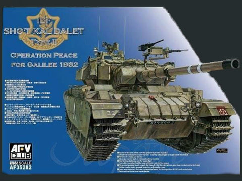 AFV Club Military 1/35 Sho't Kal Dalet Type II IDF Tank (Operation Peace for Galilee 1982) Kit