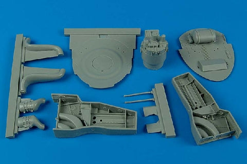 Aires Hobby Details 1/32 F8F1 Wheel Bay For TSM (Resin)