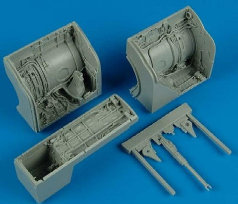 Aires Hobby Details 1/32 MiG23 Wheel Bay For TSM (Resin)