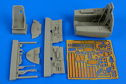 Aires Hobby Details 1/32 Me163B Komet Cockpit Set For MGK