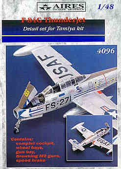 Aires Hobby Details 1/48 F84G Thunderjet Detail Set For TAM