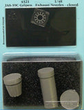 Aires Hobby Details 1/48 JAS39C Gripen Exhaust Nozzles Closed For ITA