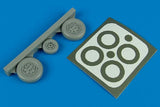 Aires Hobby Details 1/48 F105 Wheels & Paint Masks For TSM