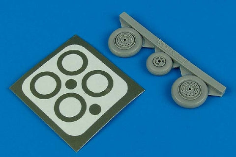 Aires Hobby Details 1/48 MiG17 Fresco Wheels & Paint Masks For HBO