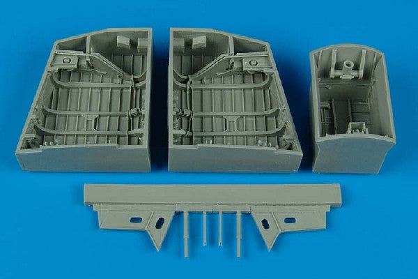 Aires Hobby Details 1/48 EE Canberra Wheel Bays For ARX (Resin)