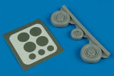 Aires Hobby Details 1/72 F105 Wheels & Paint Masks For TSM