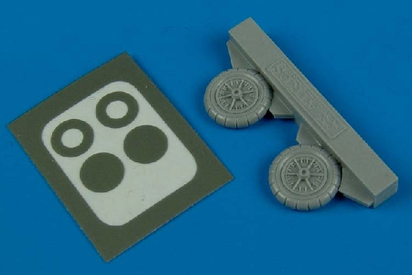Aires Hobby Details 1/72 Bf109E/F Wheels & Paint Masks