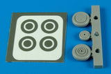 Aires Hobby Details 1/72 P39 Wheels & Paint Masks For ACY
