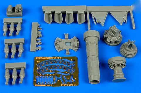 Aires Hobby Details 1/72 MiG15bis Engine Set For EDU