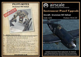 Airscale Details 1/24 F6F Hellcat Instrument Panel Upgrade (Photo-Etch & Decal) for ARX