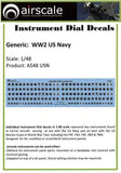 Airscale Details 1/48 WWII USAAF Instrument Dials (Decal)