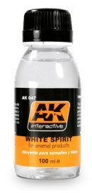 AK Interactive White Spirit Enamel Thinner 100ml Bottle