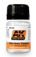 AK Interactive Odorless Enamel Thinner 35ml Bottle