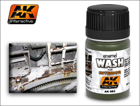 AK Interactive Interior Wash Enamel Paint 35ml Bottle