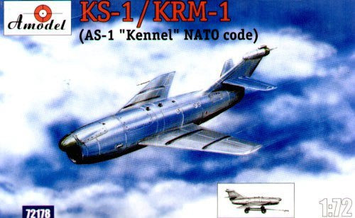 A Model From Russia 1/72 KS1/KRM1 (AS1 Kennel NATO Code) Soviet Guided Anti-Shipping Missile Kit