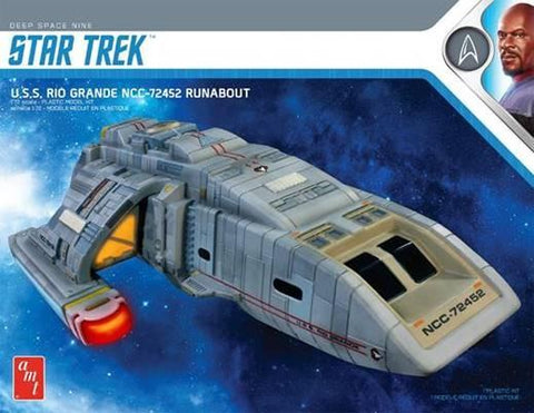 AMT Sci-Fi Models 1/72 Star Trek Deep Space Nine USS Rio Grande NCC72452 Runabout Kit