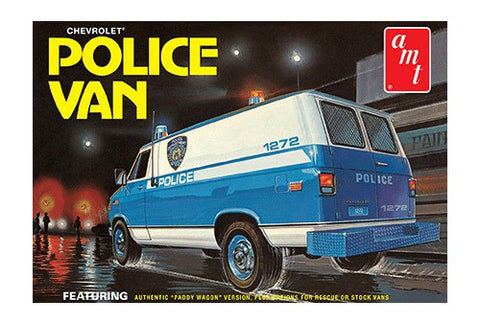 AMT Model Cars 1/25 NYPD Chevy Police Van Kit