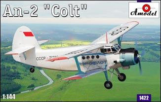 A Model From Russia 1/144 Antonov An2 Colt Multipurpose STOL Aircraft Kit
