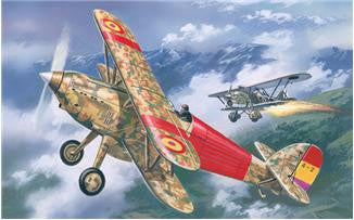 A Model From Russia 1/72 Hawker Fury Spanish Air Force BiPlane Fighter 1939 Kit