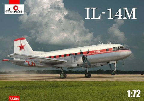 A Model From Russia 1/72 Ilyushin Il14M Personnel/Cargo Aircraft Kit