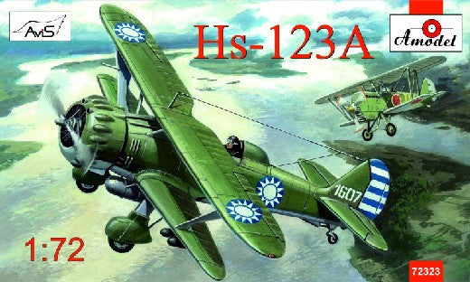 A Model From Russia 1/72 Henschel Hs123A Chinese Dive Bomber Kit