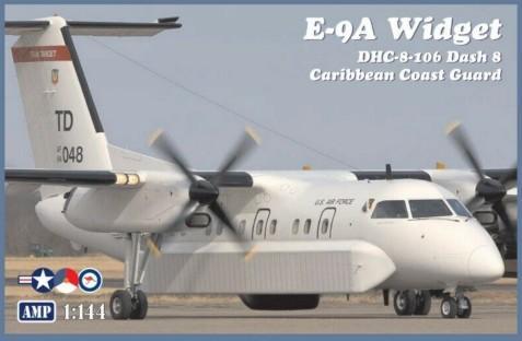 AMP Aircraft 1/144 E9A Widget/DHC8-106 Dash 8 Caribbean Coast Guard Aircraft Kit