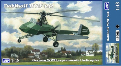 AMP Aircraft 1/48 Doblhoff WNF342 German WWII Experimental Helicopter Kit