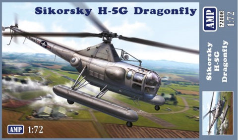 AMP Aircraft 1/72 Sikorsky H5G Dragonfly Helicopter Kit