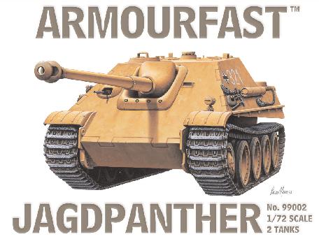 Armourfast Military 1/72 Jagdpanther Tank (2) Kit