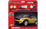 Airfix Car Models 1/32 Mini Cooper S Car Large Starter Set w/paint & glue Kit