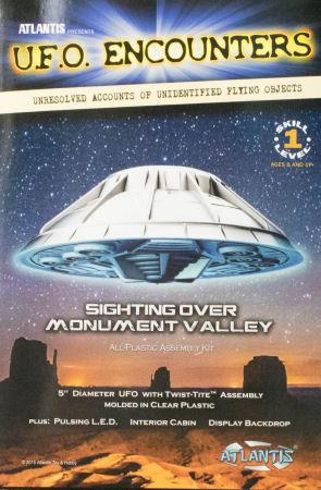 Atlantis Sci-Fi UFO Sighting over Monument Valley w/LED Lights