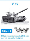 Friulmodel Military 1/35 T72 Track Set (220 Links)