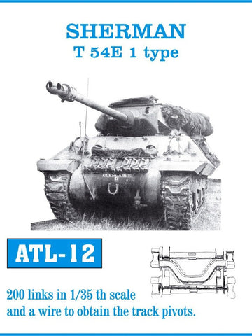 Friulmodel Military 1/35 Sherman T54E1 Track Set (200 Links)