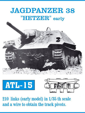 Friulmodel Military 1/35 Jagdpanzer 38 Hetzer Early Track Set (210 Links)