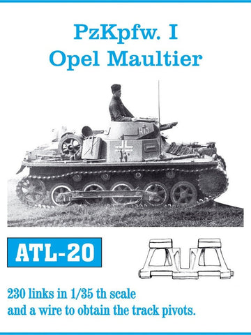 Friulmodel Military 1/35 PzKpfw I Opel Maultier Track Set (230 Links)